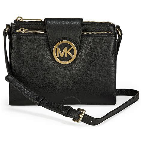 black michael kors large crossbody|Michael Kors Crossbody strap handbags.